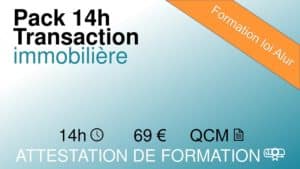 formation loi Alur transaction immobilière pack 14h