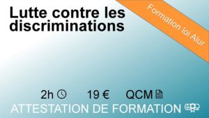 Formation loi Alur Lutte contre les discriminations