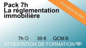 formation loi Alur la réglementation immobilière