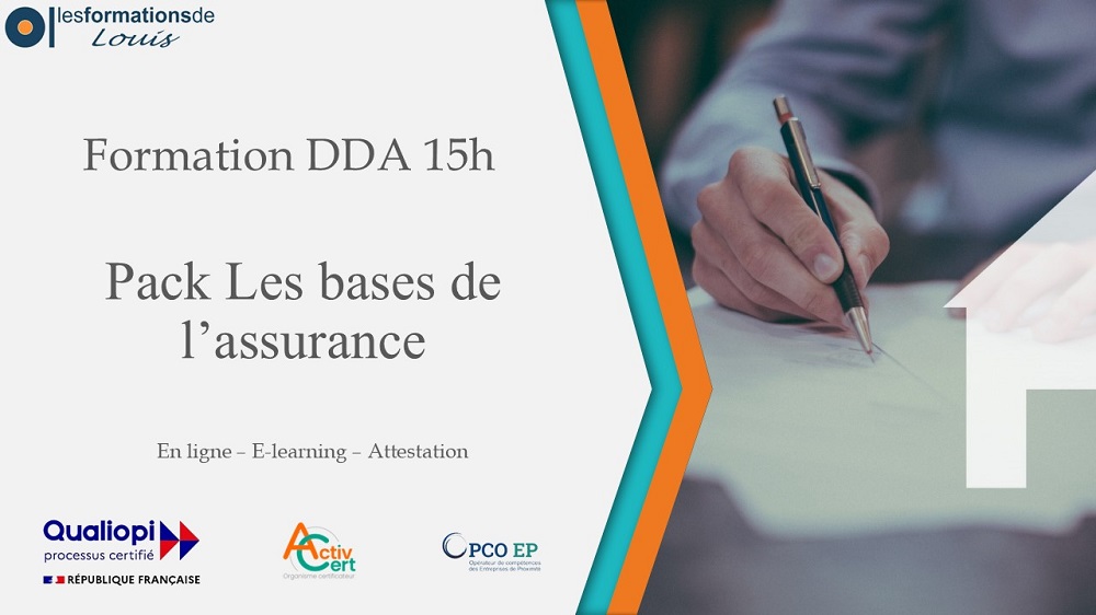 Formation les bases de l'assurance - 15h