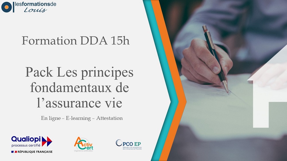 Formation les principes fondamentaux de l'assurance vie - 15h