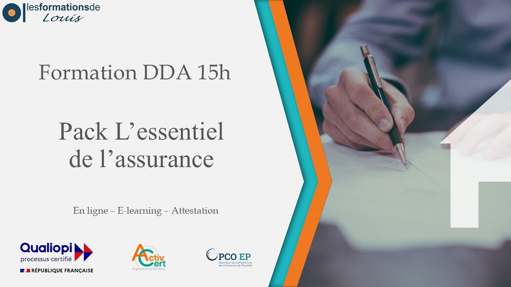 Formation l'essentiel de l'assurance - 15h