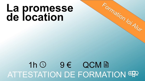 Formation loi Alur la promesse de location