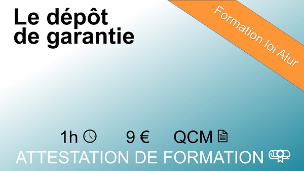 Formation loi Alur le dépôt de garantie