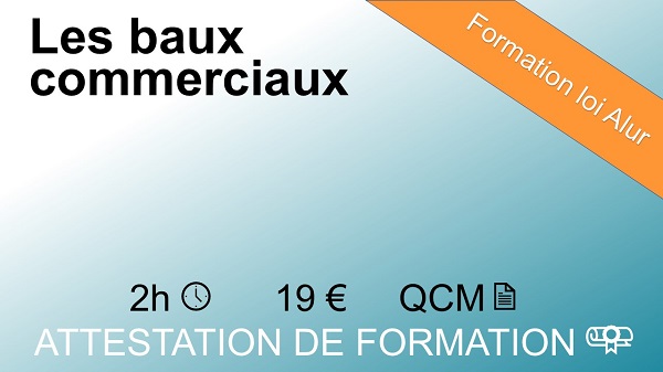 Formation loi Alur les baux commerciaux