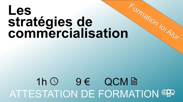 Module les stratégies de commercialisation - 1 heure