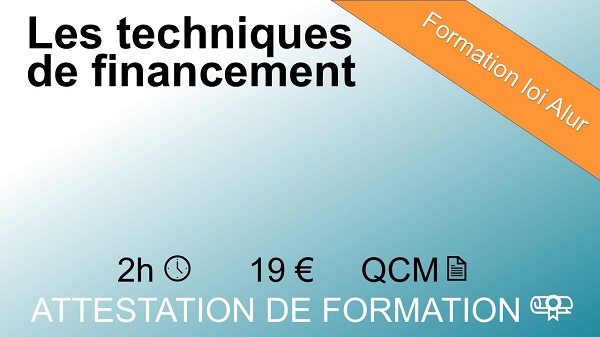 Formation loi Alur les techniques de financement