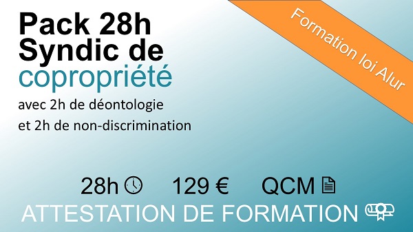 Formation Alur syndic de copropriété – 28 heures