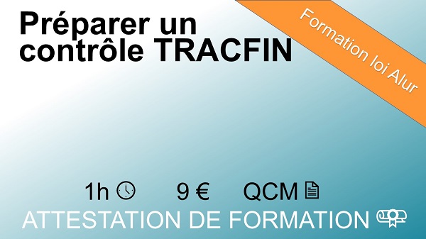 Formation loi Alur préparer un contrôle Tracfin