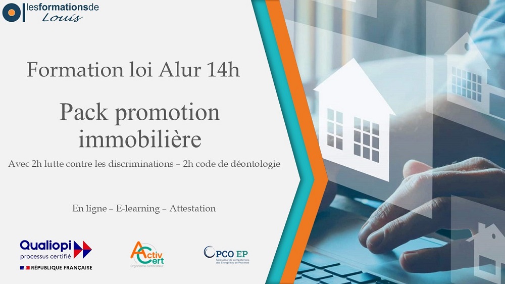 Formation la promotion immobilière - 14h