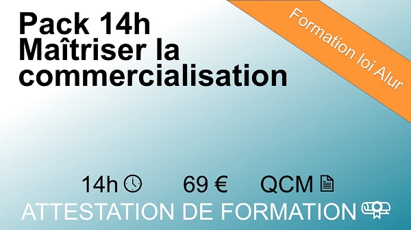 Pack maîtriser la commercialisation - 14 heures