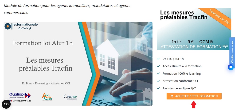 L'achat de la formation