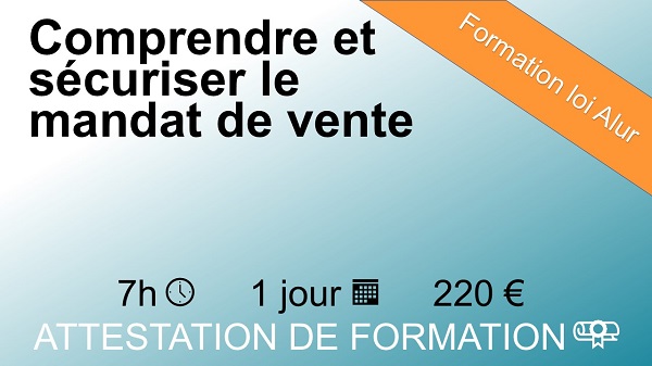 Sécuriser mandat de vente