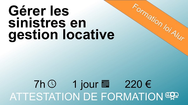 Gérer sinistres gestion locative