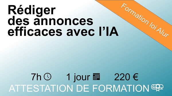 Rédiger annonces IA