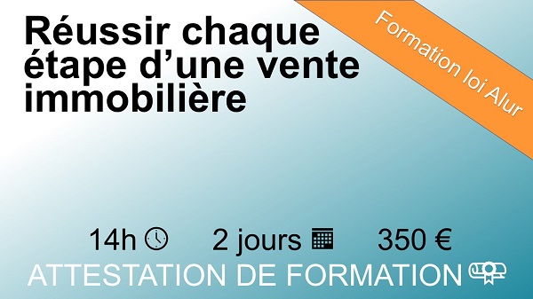 Réussir vente immobilière
