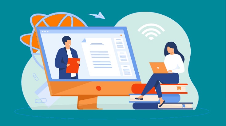 Apprenant en formation elearning 