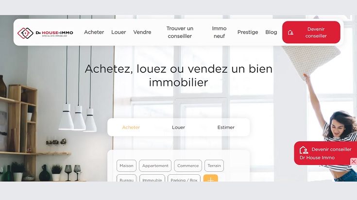 site internet Dr House-immo