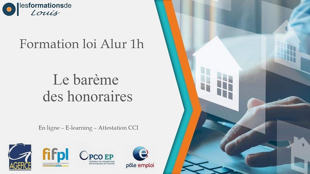 Formation le barème des honoraires - 1h