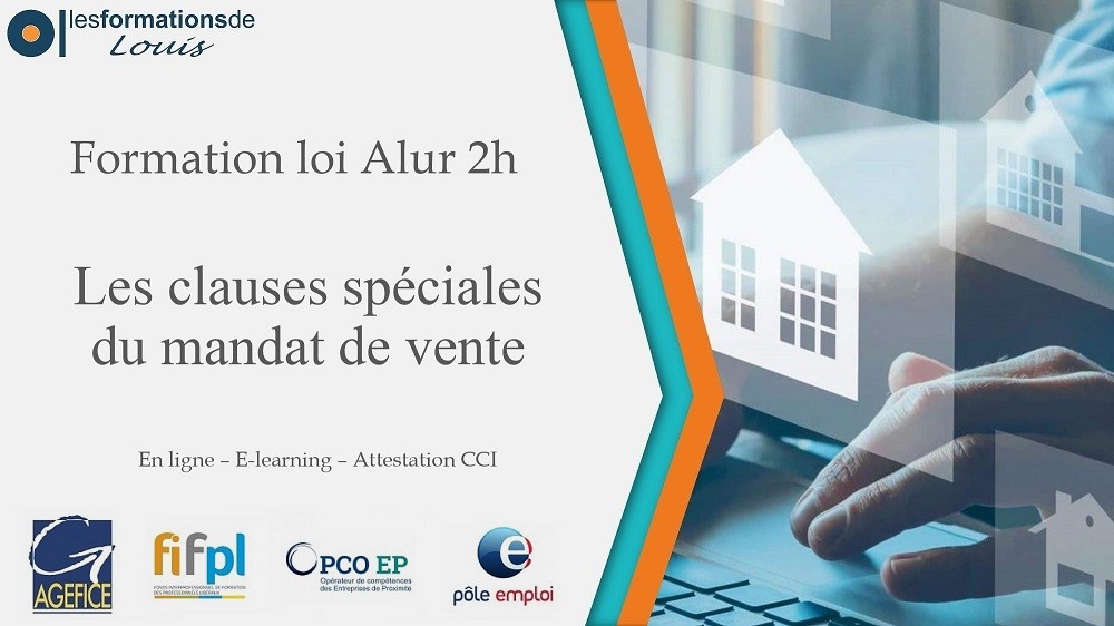 Formation les clauses spéciales du mandat de vente - 2h