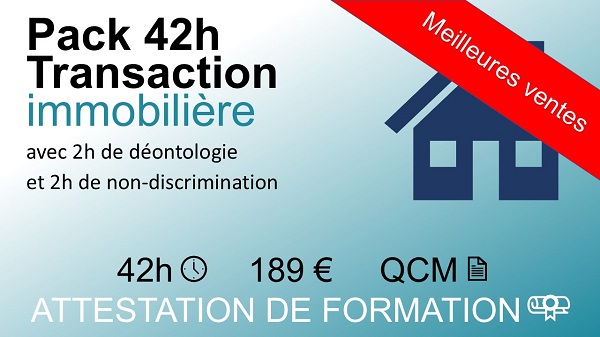 Pack alur transaction immobilière 42h