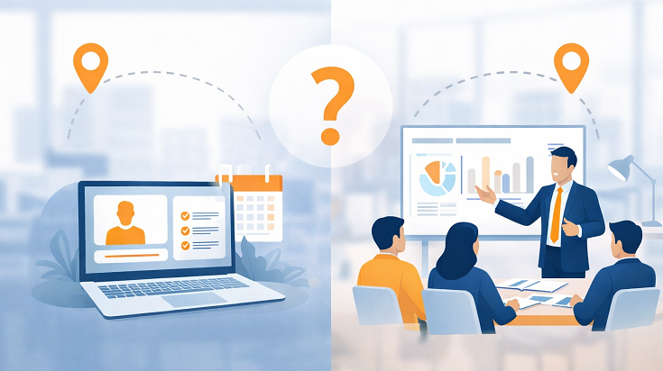 Illustration représentant une formation Loi ALUR en ligne et en présentiel