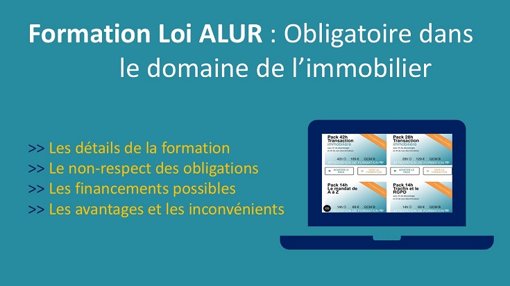 Formation Loi ALUR – obligations de formation continue pour agents immobiliers (14h / 42h)