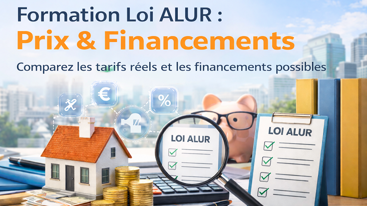 Formation Loi ALUR : tarifs, prix et financements pour agents immobiliers