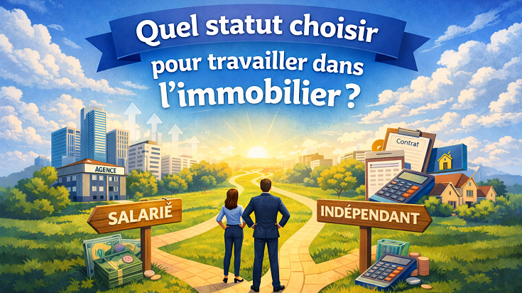 Quel statut choisir pour travailler dans l’immobilier
