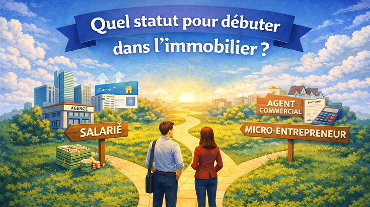Quel statut pour débuter dans l’immobilier