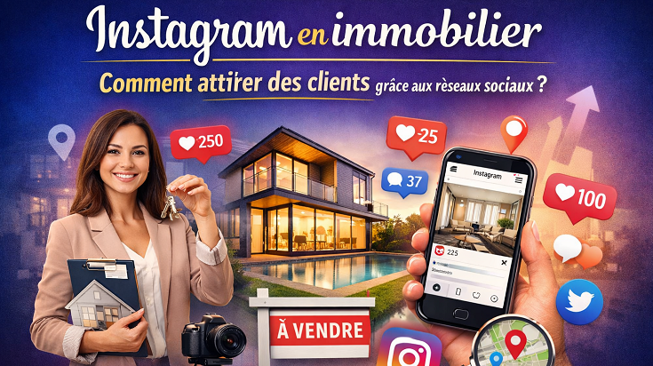 Instagram pour agent immobilier : attirer des clients grâce aux réseaux sociaux