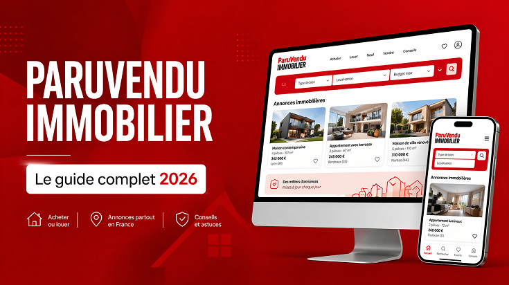 ParuVendu immobilier, guide complet 2026 pour vendre ou louer un bien en ligne