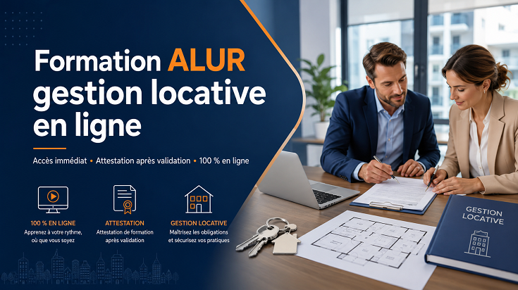 Formation ALUR gestion locative en ligne avec attestation