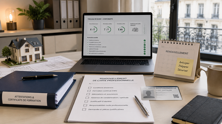 Renouvellement de carte professionnelle : les 7 points à vérifier