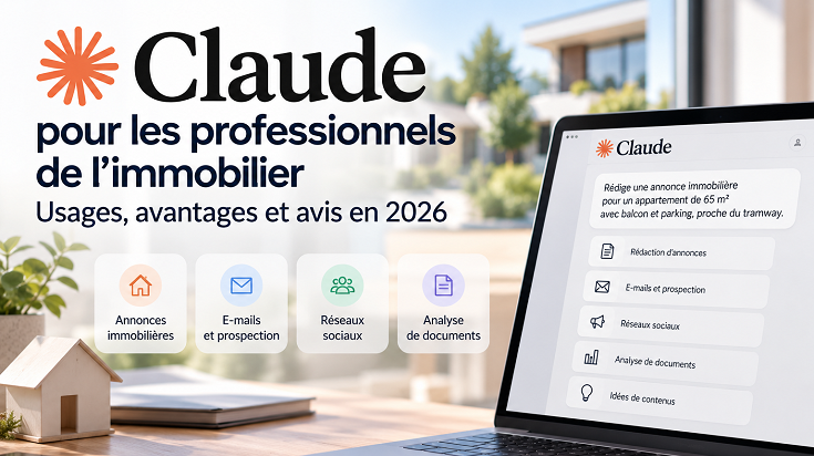 Claude pour les professionnels de l’immobilier : usages, avantages et avis en 2026