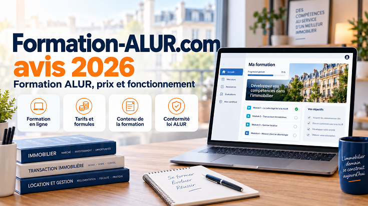 Formation-ALUR.com avis 2026 sur la formation ALUR, les prix et le fonctionnement