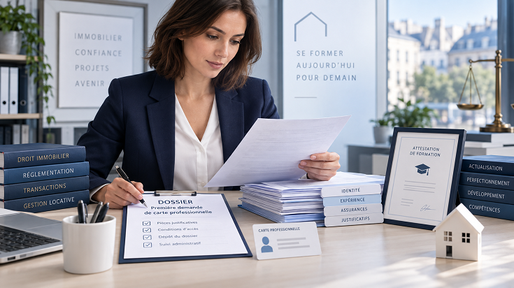 Formation ALUR et première demande de carte professionnelle immobilière