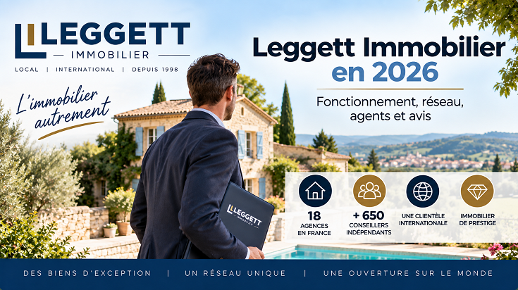 Leggett Immobilier en 2026 : réseau d’agences, conseillers indépendants, clientèle internationale et fonctionnement en France