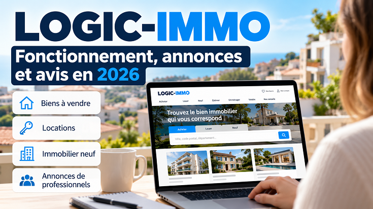Logic-Immo : fonctionnement, annonces immobilières et avis en 2026