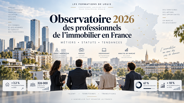 Observatoire 2026 des professionnels de l’immobilier en France : métiers, statuts et tendances