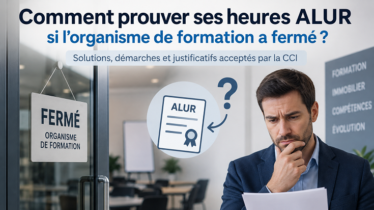 Comment prouver ses heures ALUR si l’organisme de formation a fermé