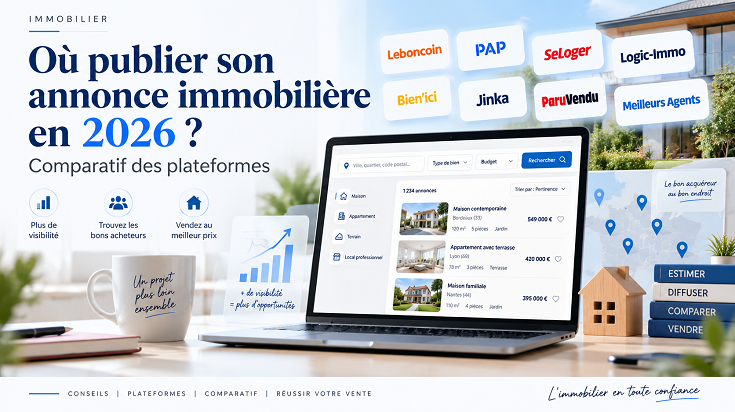 Où publier une annonce immobilière en 2026 : comparatif des plateformes immobilières