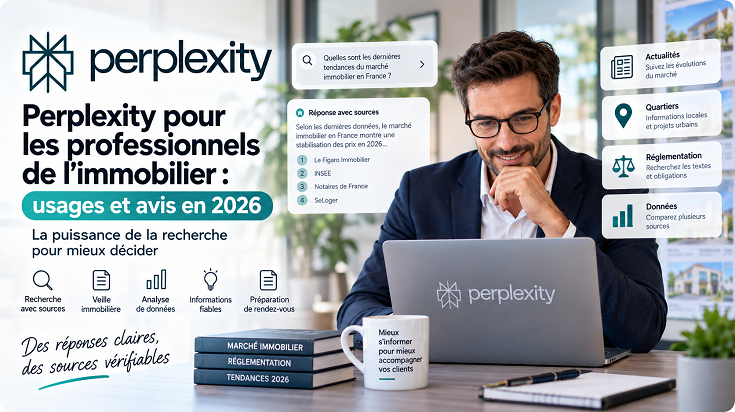 Perplexity pour les professionnels de l’immobilier : usages, avantages et avis en 2026