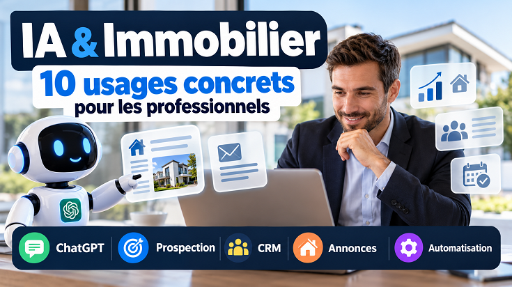 Intelligence artificielle immobilier : 10 usages concrets pour les professionnels